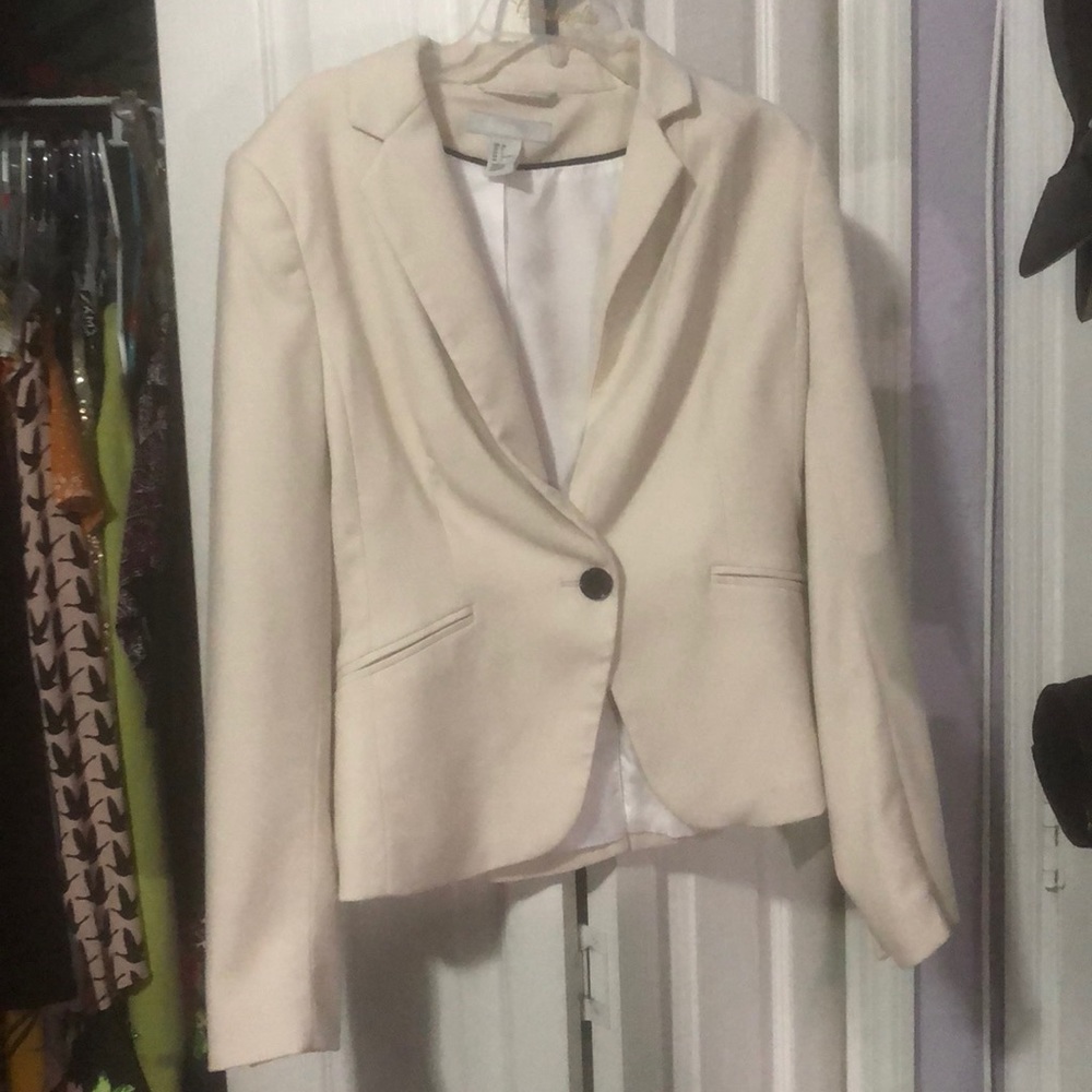 Bone colored blazer